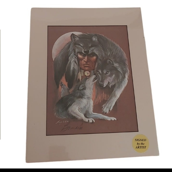 I Am Wolf" Carol Bourdo Wall Art - Picture 1 of 4